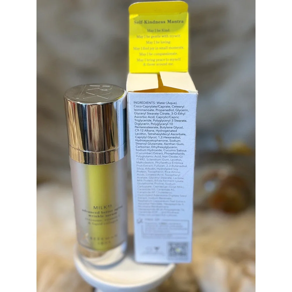 Beekman 1802 Milk RX Advanced Better Aging Wrinkle Serum 1oz Rexosome Vitamin C